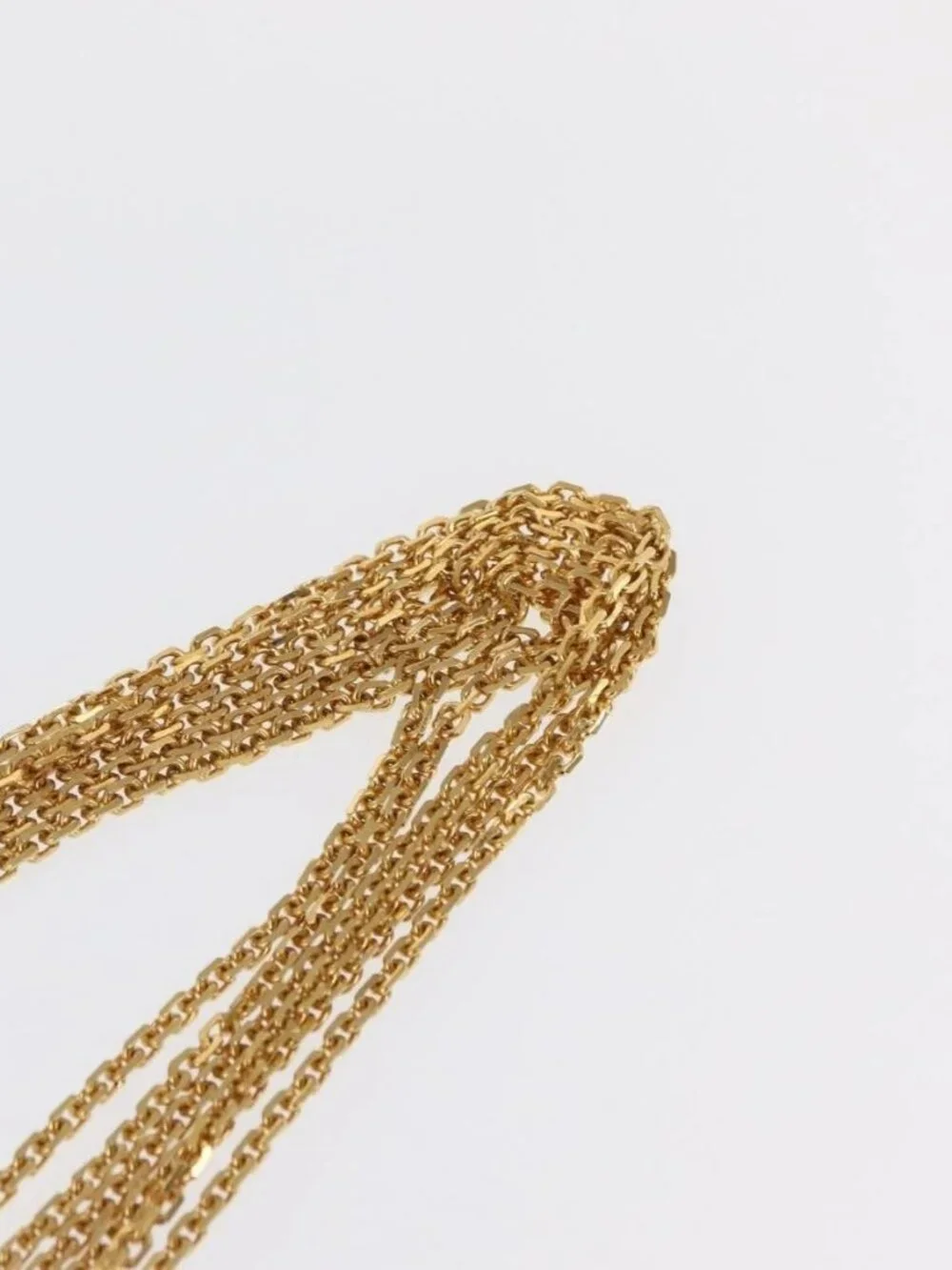 CHANEL Matelasse Single Flap Chain Shoulder Bag Leather Gold CC Auth 165938V